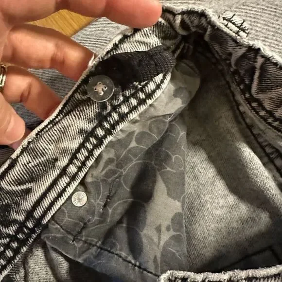 Empyre acid wash black jeans 27 - Picture 4 of 12